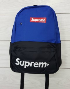 SUPREME Back Pack (BLUE - BLACK) (Free Size) 