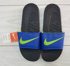 NIKE Ladies Slippers (BLUE - BLACK) (35 to 40)