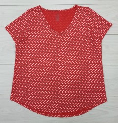 GEORGE Ladies T-Shirt (RED) (1XL - 2XL - 3XL - 4XL)