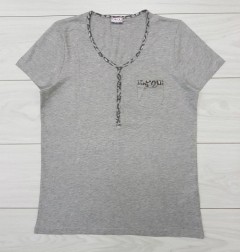 BODY Ladies T-Shirt (GRAY) (36 to 46)