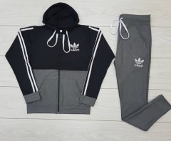 ADIDAS Ladies Sweatshirt And Pants (GRAY) (M - L - XL)