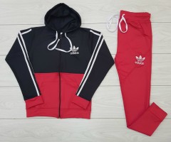 ADIDAS  Ladies Sweatshirt And Pants (RED) (M - L - XL)