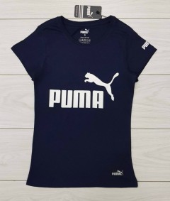 PUMA Ladies T-Shirt (NAVY) (S - M - L - XL ) 