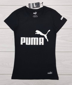 PUMA Ladies T-Shirt (BLACK) (S - M - L - XL )