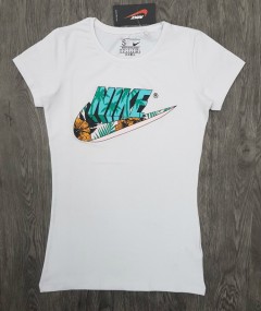 NIKE Ladies T-Shirt (WHITE) (S - M - L - XL )