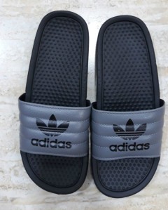 ADIDAS Ladies Slippers (BLACK - GRAY) (36 to 41) 