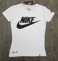 NIKE Ladies T-Shirt (WHITE) (S - M - L - XL )