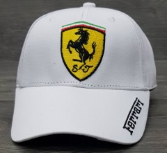 FERRARI Ladies Cap (WHITE) (ARSH) (Free Size)