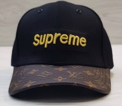 SUPREME Ladies Cap (BLACK - YELLOW) (ARSH) (Free Size)