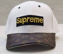 SUPREME Ladies Cap (WHITE - YELLOW) (ARSH) (Free Size)