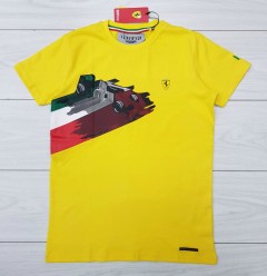 FERRARI Mens T-Shirt (YELLOW) (S - M - L - XL )