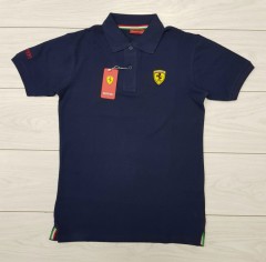 FERRARI Mens T-Shirt (NAVY) (S - M - L - XL )