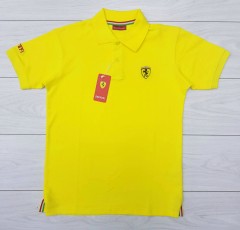 FERRARI Mens T-Shirt (YELLOW) (S - M - L - XL )