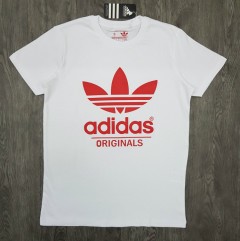 ADIDAS Mens T-Shirt (WHITE) (S - M - L - XL )