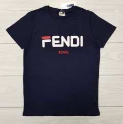 FENDI Mens T-Shirt (NAVY) (S - M - L - XL )