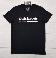 ADIDAS Mens T-Shirt (BLACK) (S - M - L - XL )