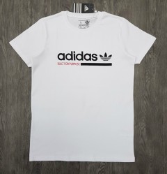 ADIDAS Mens T-Shirt (WHITE) (S - M - L - XL )