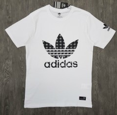 ADIDAS Mens T-Shirt (WHITE) (S - M - L - XL )