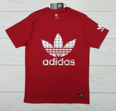 ADIDAS Mens T-Shirt (RED) (S - M - L - XL )