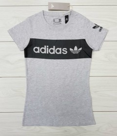 ADIDAS Ladies T-Shirt (GRAY) (S - M - L - XL )