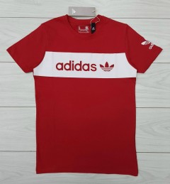 ADIDAS Mens T-Shirt (RED) (S - M - L - XL )