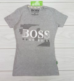 HUGO BOSS Ladies T-Shirt (GRAY) (S - M - L - XL )