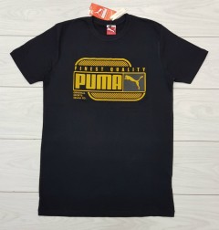 PUMA Mens T-Shirt (BLACK) (S - M - L - XL )