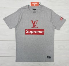 SUPREME Mens T-Shirt (GRAY) (S - M - L - XL )