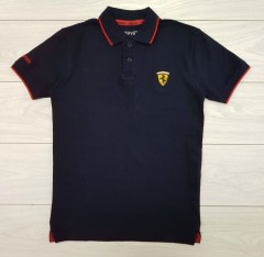 FERRARI Mens T-Shirt (NAVY) (M - L - XL) 