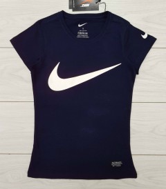 NIKE Ladies T-Shirt (NAVY) (S - M - L - XL)