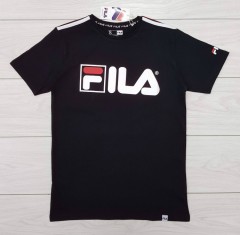 FILA Mens T-Shirt (BLACK) (S - M - L - XL )