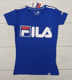 FILA Ladies T-Shirt (BLUE) (S - M - L - XL)