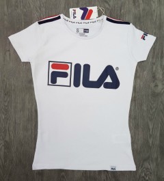 FILA Ladies T-Shirt (WHITE) (S - M - L - XL) 