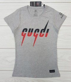 GUCCI Ladies T-Shirt (GRAY) (S - M - L - XL)