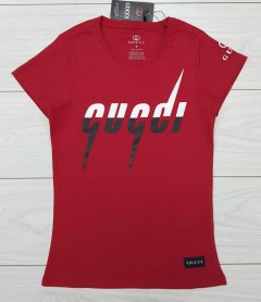 GUCCI Ladies T-Shirt (RED) (S - M - L - XL)