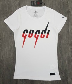 GUCCI Ladies T-Shirt (WHITE) (S - M - L - XL)