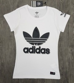 ADIDAS Ladies T-Shirt (WHITE) (S - M - L - XL)