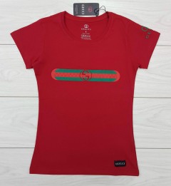 GUCCI Ladies T-Shirt (RED) (S - M - L - XL)