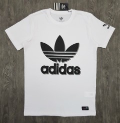 ADIDAS Mens T-Shirt (WHITE) (S - M - L - XL )