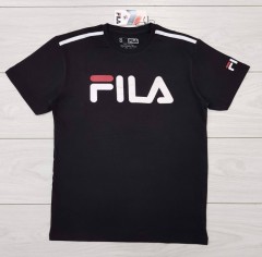 FILA Mens T-Shirt (BLACK) (S - M - L - XL )