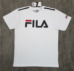 FILA Mens T-Shirt (WHITE) (S - M - L - XL ) 