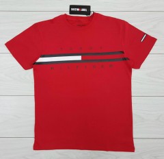 TOMMY - HILFIGER Mens T-Shirt (RED) (S - M - L - XL )