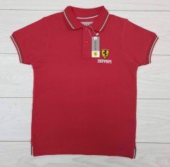 FERRARI Mens Polo Shirt (RED) (S - M - L - XL ) 