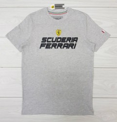 FERRARI Mens T-Shirt (GRAY) (S - M - L - XL )