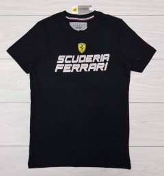 FERRARI Mens T-Shirt (BLACK) (S - M - L - XL )