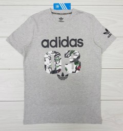 ADIDAS Mens T-Shirt (GRAY) (S - M - L - XL )