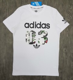 ADIDAS Mens T-Shirt (WHITE) (S - M - L - XL )