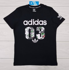 ADIDAS Mens T-Shirt (BLACK) (S - M - L - XL )