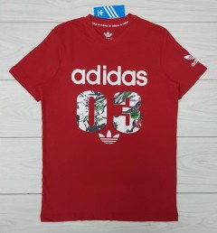 ADIDAS Mens T-Shirt (RED) (S - M - L - XL )