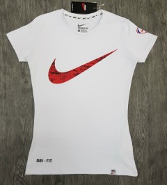 NIKE Ladies T-Shirt (WHITE) (S - M - L - XL)